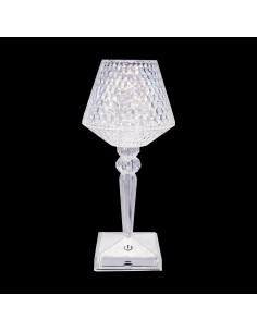 ILLUMINAZIONE: vendita online LAMPADA TAVOLO DIAMANTE D12 H25 CM in offerta 2