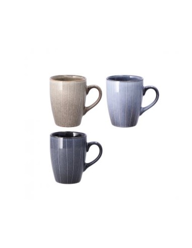 TAZZE CAFFE' E LATTE: vendita online TAZZA MUG 86353 CERAMICA 320ML ASSORTITO in offerta