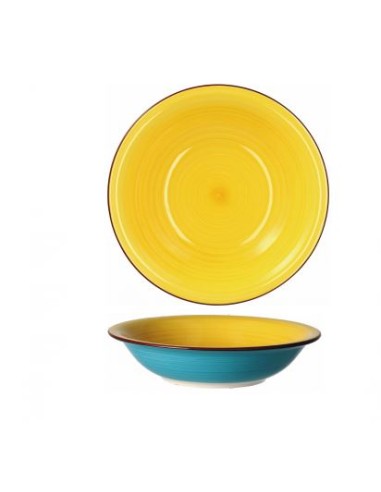 PIATTI: vendita online LINDA PIATTO FONDO 82732 GIALLO D20CM in offerta