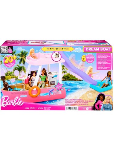 GIOCATTOLO PUBBLICIZZATO: vendita online BARBIE HJV37 BARCA DEI SOGNI in offerta