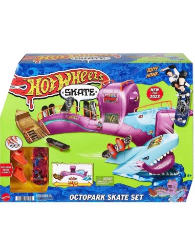 GIOCATTOLO PUBBLICIZZATO: vendita online HOT WHEELS HMK01 SKATE OCTOPARK SET in offerta