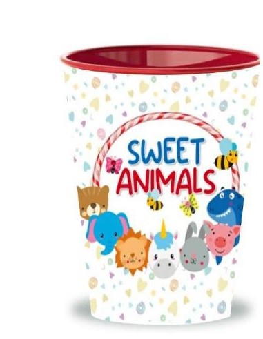 PRESCOLARI: vendita online SWEET ANIMALS ST90604 BICCHIERE 260ML in offerta