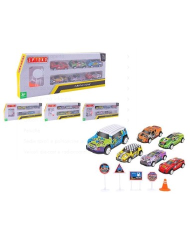 GIOCHI BOY: vendita online SET 6 AUTO 42029 1:64 DIE CAST CON ACCESSORI in offerta