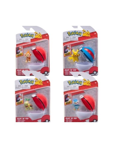 GIOCATTOLO PUBBLICIZZATO: vendita online POKEMON PK160200 CLIP'N'GO ASSORTITI in offerta