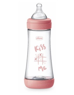BIBERON - CIUCCETTI - TETTARELLE: vendita online Chicco PERFECT 5 Biberon Anticolica 300 ml - Flusso Lento, Tettarella in Mor...