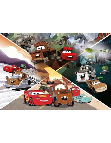 GIOCHI DI SOCIETA'E PUZZLE: vendita online MAXIPUZZLE 104PZ CARS ON THE ROAD 23774 in offerta