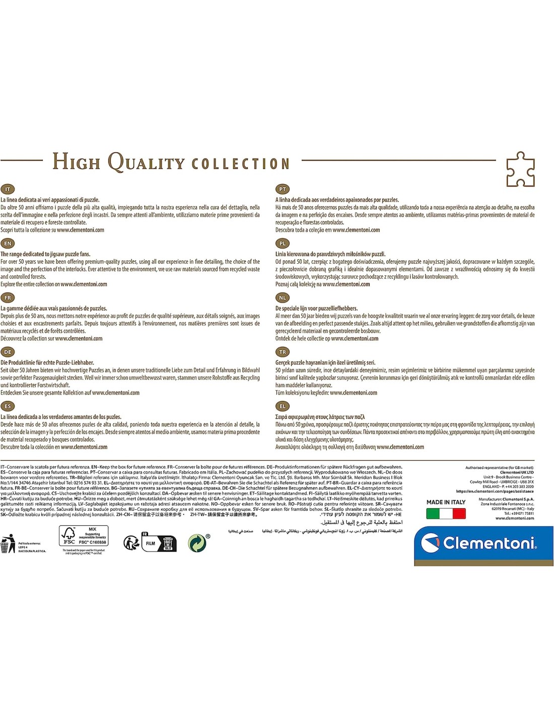 GIOCHI DI SOCIETA'E PUZZLE: vendita online PUZZLE 1000PZ A TASTE OF PROVENCE 39745 in offerta