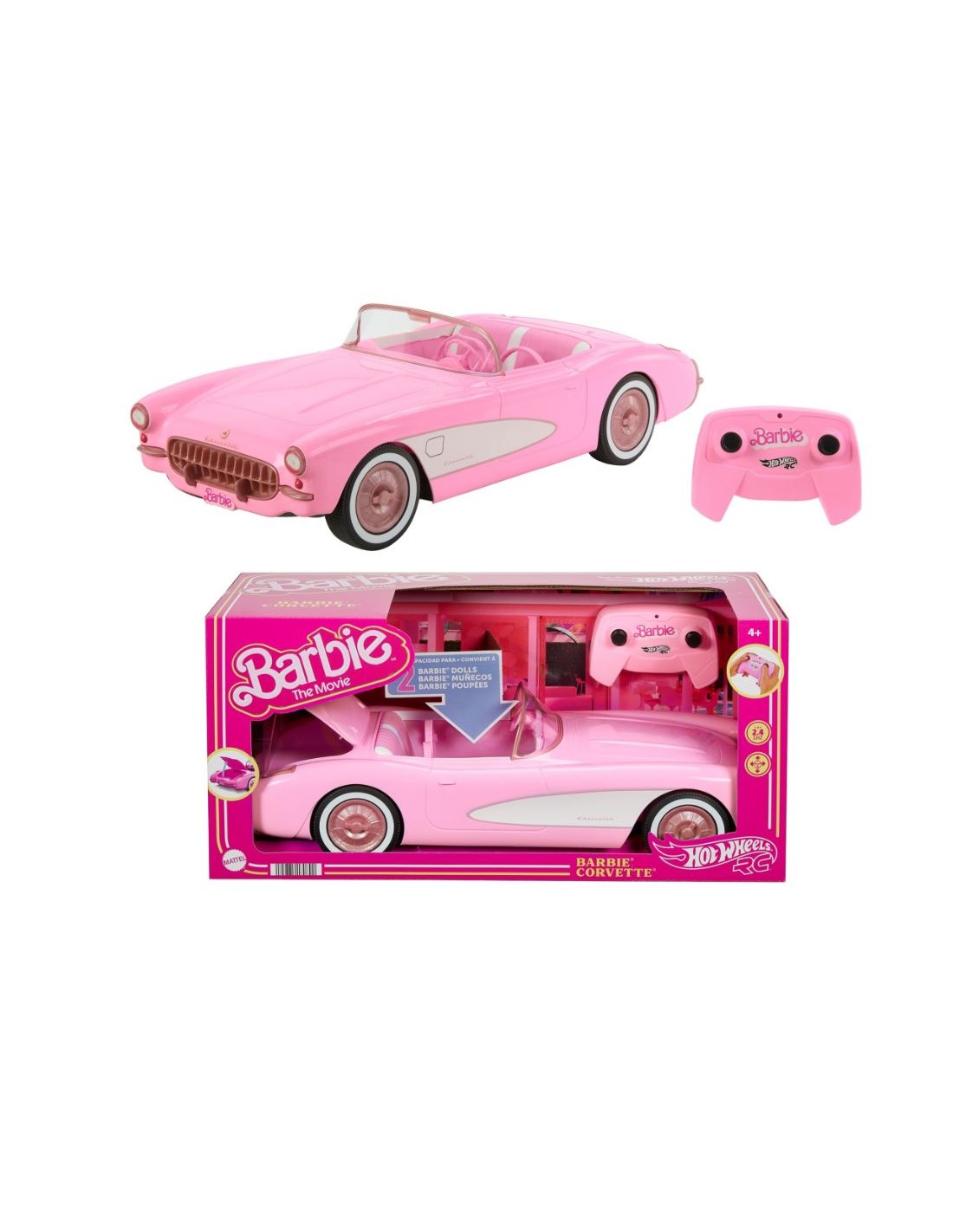 GIOCATTOLO PUBBLICIZZATO: vendita online BARBIE HPW40 R/C AUTO CORVETTE in offerta