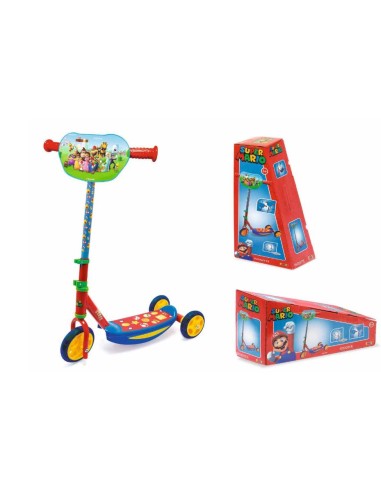 BICI - PRIMI PASSI - AUTO: vendita online SUPER MARIO 750907 MONOPATTINO 3 RUOTE in offerta