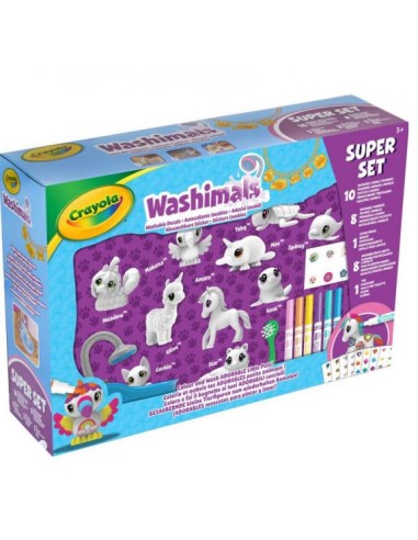 PRESCOLARI: vendita online WASHIMALS 74.7502 SUPER SET ADESIVI LAVABILI in offerta