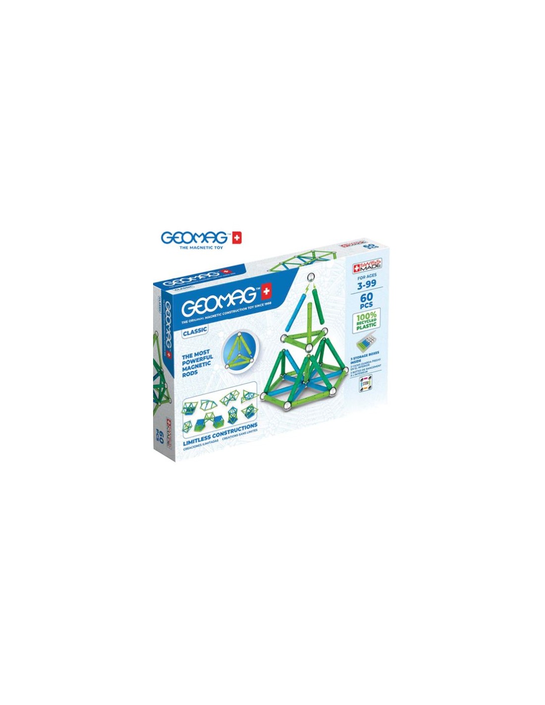 PRESCOLARI: vendita online GEOMAG 272 COSTRUZIONI CLASSIC 60PZ in offerta
