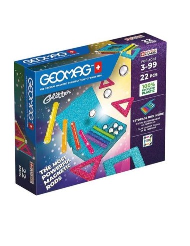 PRESCOLARI: vendita online GEOMAG 534 COSTRUZIONI GLITTER 22PZ in offerta