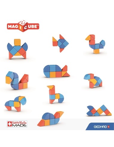 PRESCOLARI: vendita online GEOMAG 208 MAGICUBE ANIMALS SET 9PZ in offerta