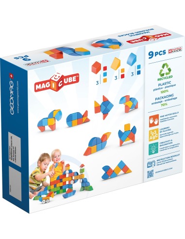 PRESCOLARI: vendita online GEOMAG 208 MAGICUBE ANIMALS SET 9PZ in offerta