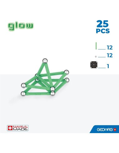 PRESCOLARI: vendita online GEOMAG 328 COSTRUZIONI GLOW 25PZ in offerta