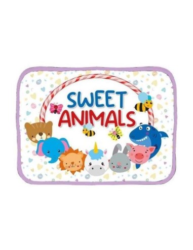 TOVAGLIETTE E TAPPETINI: vendita online SWEET ANIMALS TV18SA TOVAGLIETTA 30X40 IMPERMEABILE in offerta