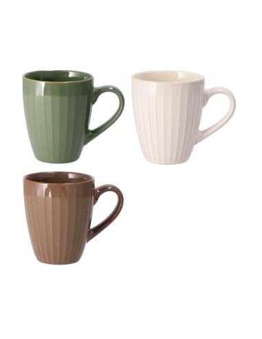 TAZZE CAFFE' E LATTE: vendita online TAZZA MUG 86341 CERAMICA 320ML COLORI ASSORTITI in offerta