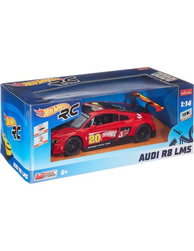 GIOCATTOLO PUBBLICIZZATO: vendita online HOT WHEELS 63487 R/C AUDI R8 LMS 1:14 in offerta
