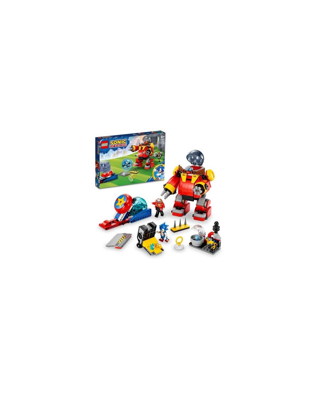 GIOCATTOLO PUBBLICIZZATO: vendita online SONIC SONIC VS ROBOT DEATH EGG DEL DR.EGGMAN 76993 in offerta