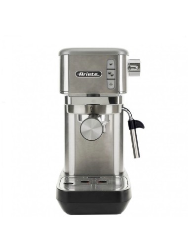 CAFFETTIERE ELETTRICHE: vendita online Ariete, macchina caffè espresso, Metal 1380, cialde, polvere, cappuccino, 15 bar, slim...