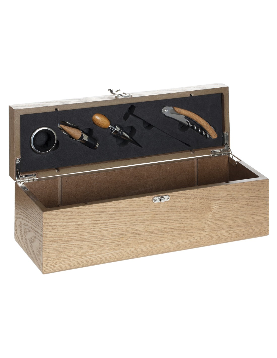 ACCESSORI VARI: vendita online SET 5PZ SOMMELIER IN SCATOLA LEGNO 36X12X12CM in offerta