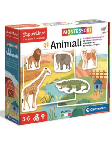 PRESCOLARI: vendita online MONTESSORI 16360 GLI ANIMALI in offerta