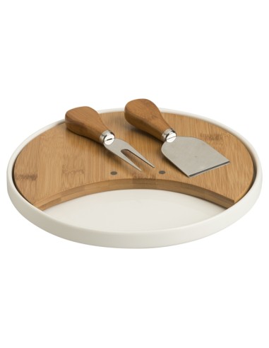 TAGLIERI: vendita online 54713 TAGLIERE PORCEL/BAMBOO C/2 COLT FORMAGGIO in offerta