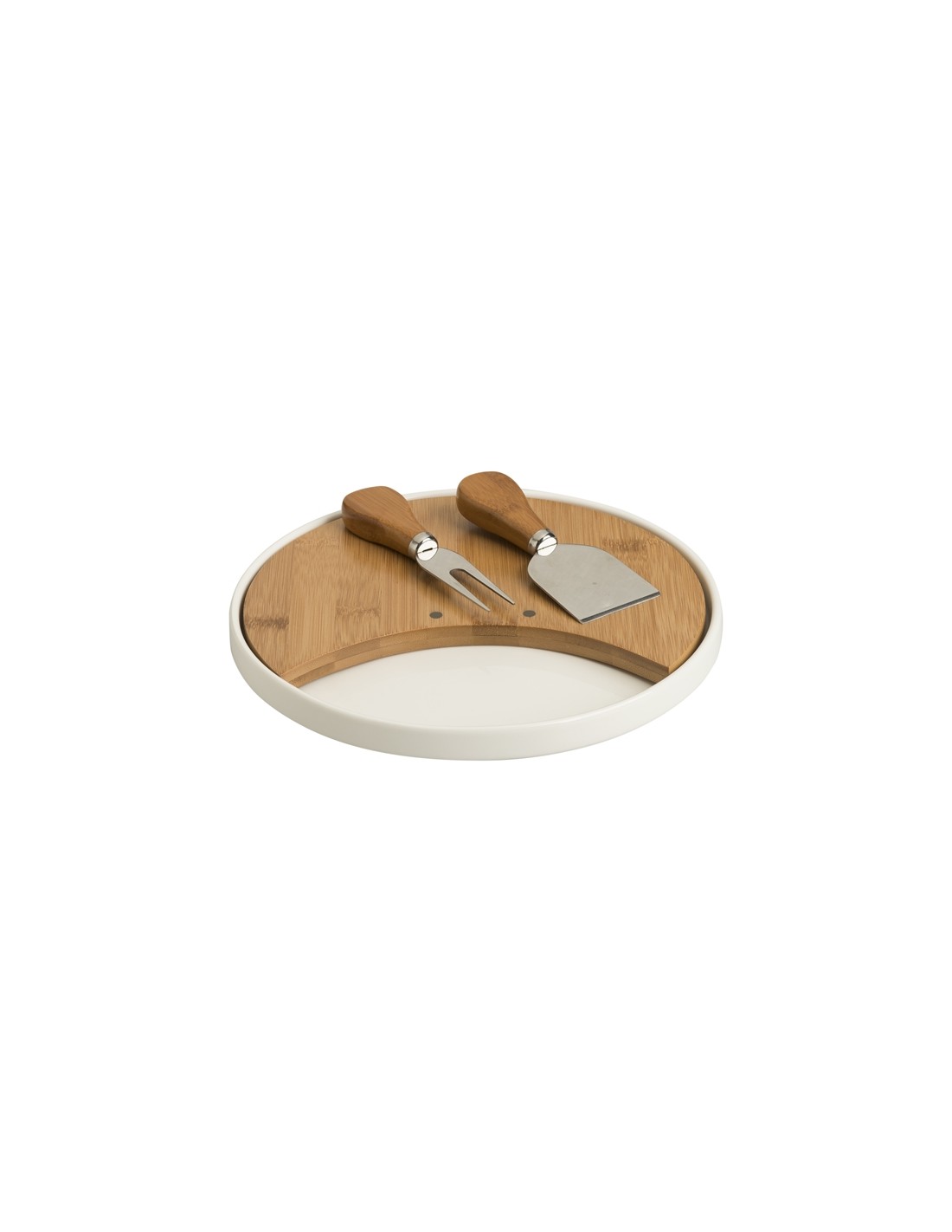TAGLIERI: vendita online 54713 TAGLIERE PORCEL/BAMBOO C/2 COLT FORMAGGIO in offerta
