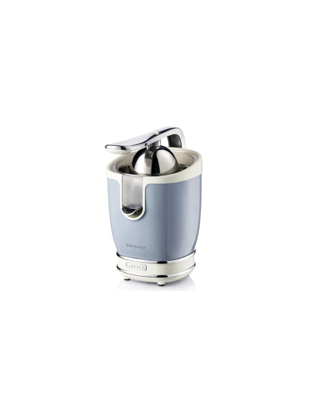 SPREMIAGRUMI: vendita online Ariete 413 Spremiagrumi Elettrico con Leva, 85W, Salvagoccia, Design Vintage, Celeste in offerta