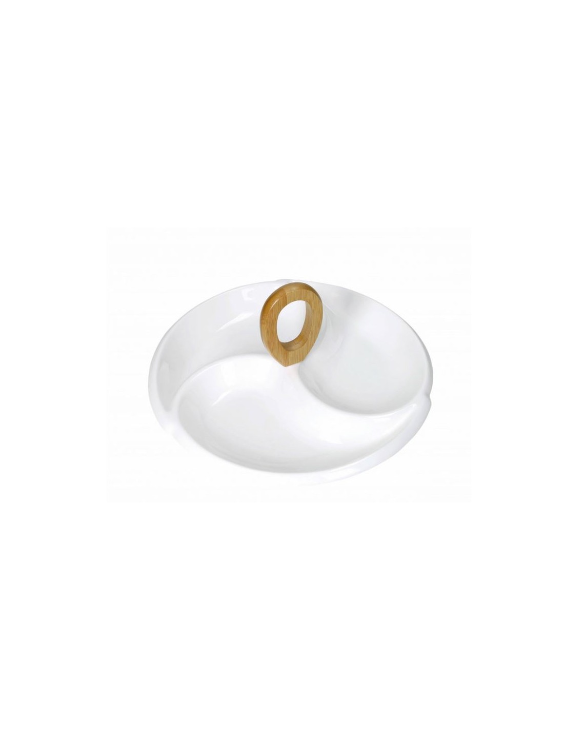 INSALATIERE E COPPETTE: vendita online 52973 ANTIPASTIERA STUZZICA PORCELLANA/BAMBOO in offerta