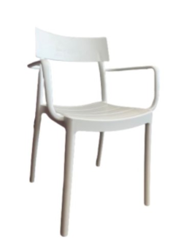 SEDIE: vendita online POLTRONA ROMA DOGHE BIANCO in offerta