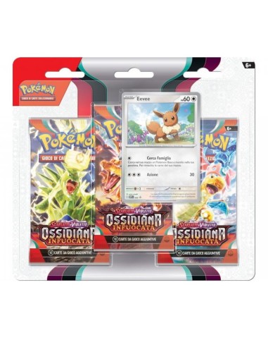 GIOCATTOLO PUBBLICIZZATO: vendita online POKEMON PK60342 BLISTER 3 BUSTINE OSSIDIANA INFUOCATA in offerta