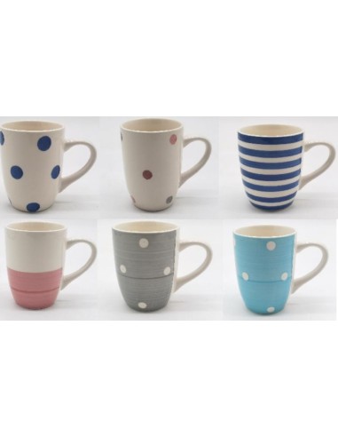 TAZZE CAFFE' E LATTE: vendita online TAZZA MUG 22998 300ML ASSORTITO in offerta