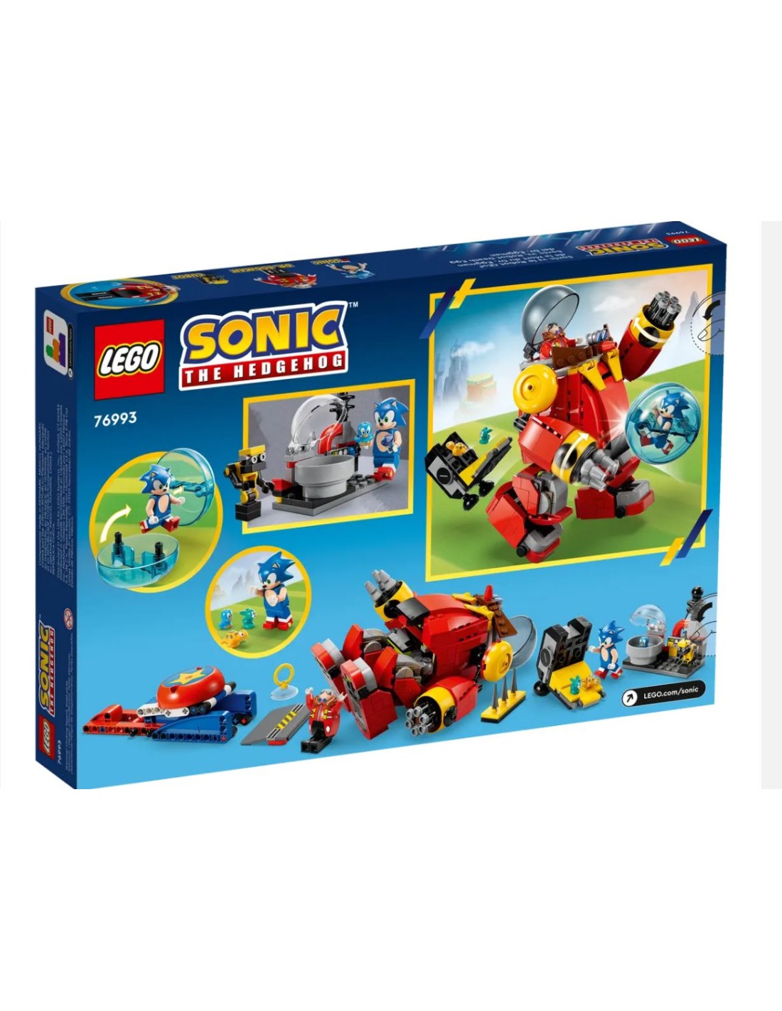 GIOCATTOLO PUBBLICIZZATO: vendita online SONIC SONIC VS ROBOT DEATH EGG DEL DR.EGGMAN 76993 in offerta