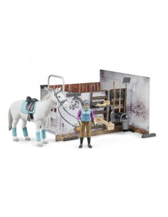 GIOCHI BOY: vendita online STALLA CON ACCESSORI E CAVALLO in offerta