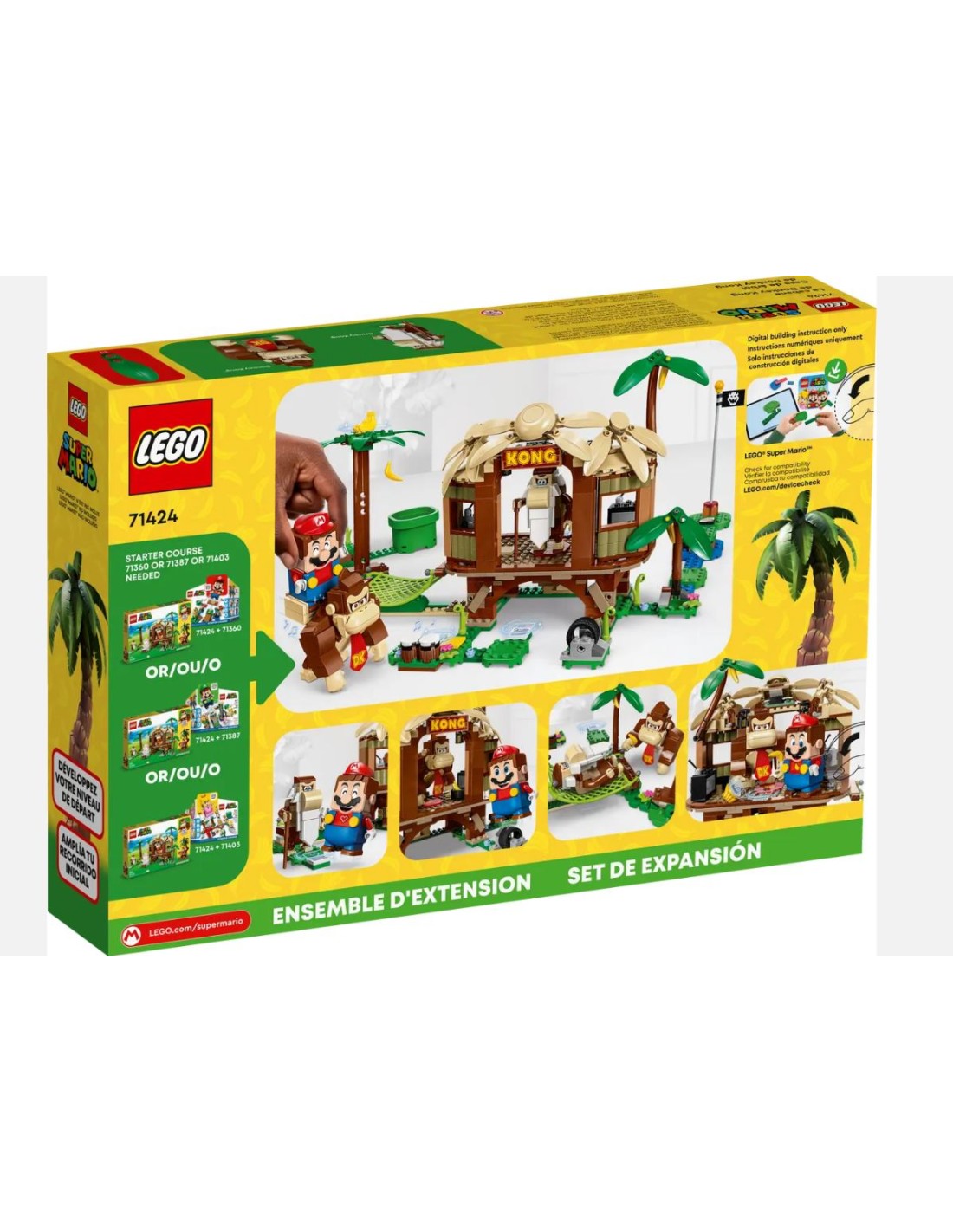 GIOCATTOLO PUBBLICIZZATO: vendita online SUPER MARIO CASA SULL'ALBERO DI DONKEY KONG 71424 in offerta