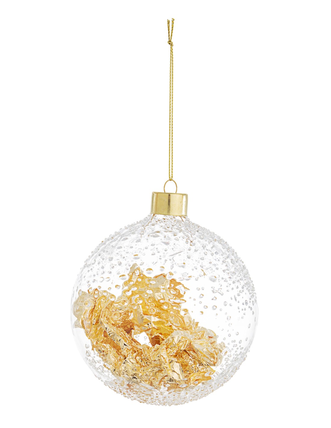 SFERE E PENDAGLI: vendita online Sfera Vetro Yana Oro 10cm di Natale - La Magia di Natale a casa tua in offerta