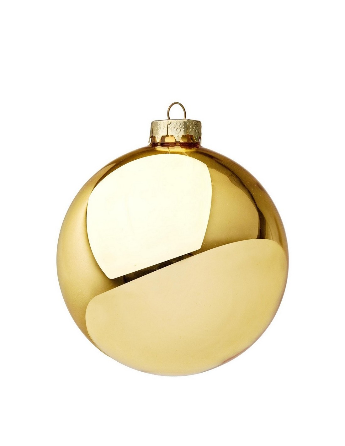 SFERE E PENDAGLI: vendita online Sfera di Natale in Vetro Oro Lucido 10CM, La Magia di Natale a Casa Tua in offerta