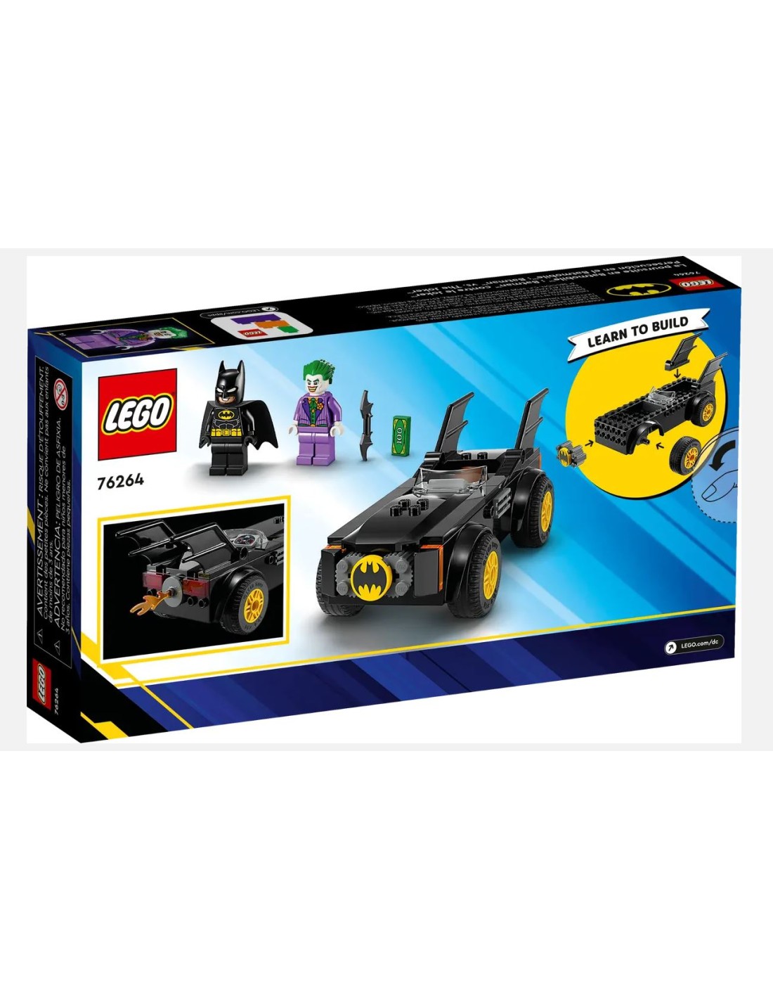 GIOCATTOLO PUBBLICIZZATO: vendita online BATMAN INSEGUIMENTO SULLA BATMOBILE 76264 in offerta