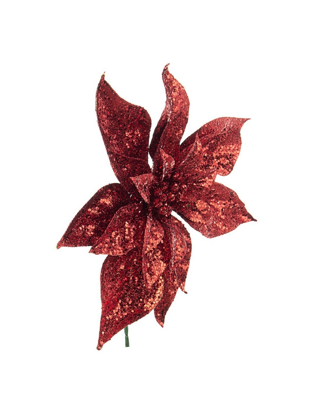 PICK: vendita online Pick di Natale Poinsettia Adriel Oro H22CM, Porta la Magia di Natale nelle Tue Decorazioni in offerta