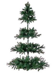 ALBERI DI NATALE: vendita online Albero di Natale "fiemme" pendente altezza 180cm diametro 134cm 678 RAMI in offerta