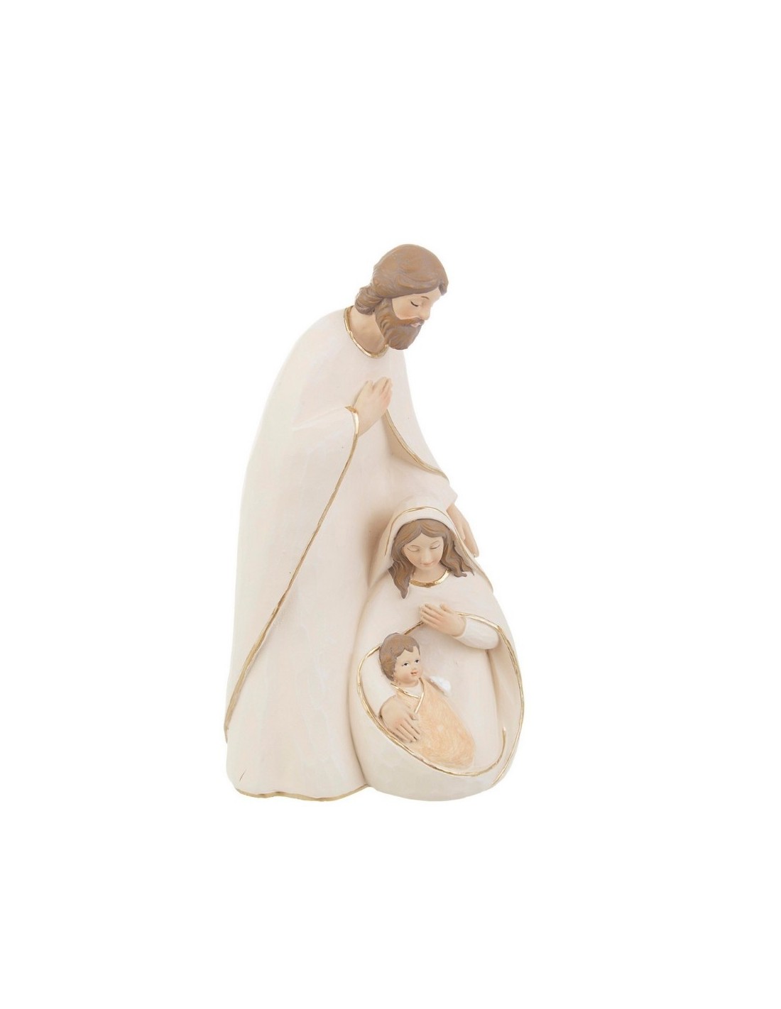 OGGETTISTICA NATALE: vendita online Natività di Natale Celestial Bianca 13x9x23cm, Porta la Magia di Natale nelle Tue Decoraz...