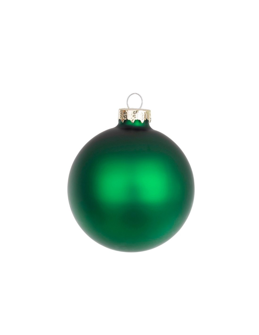 SFERE E PENDAGLI: vendita online Sfera di Natale in Vetro 8 cm Verde Allegro Opaco, Porta la Magia di Natale a Casa Tua con C...