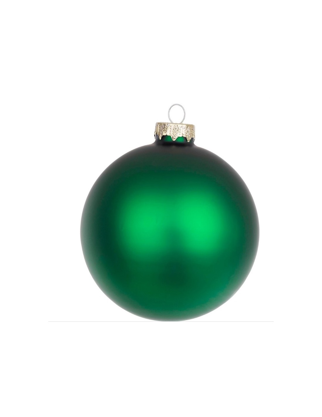 SFERE E PENDAGLI: vendita online Sfera di Natale in Vetro 10 cm Verde Allegro Opaco, Porta la Magia di Natale a Casa Tua con ...