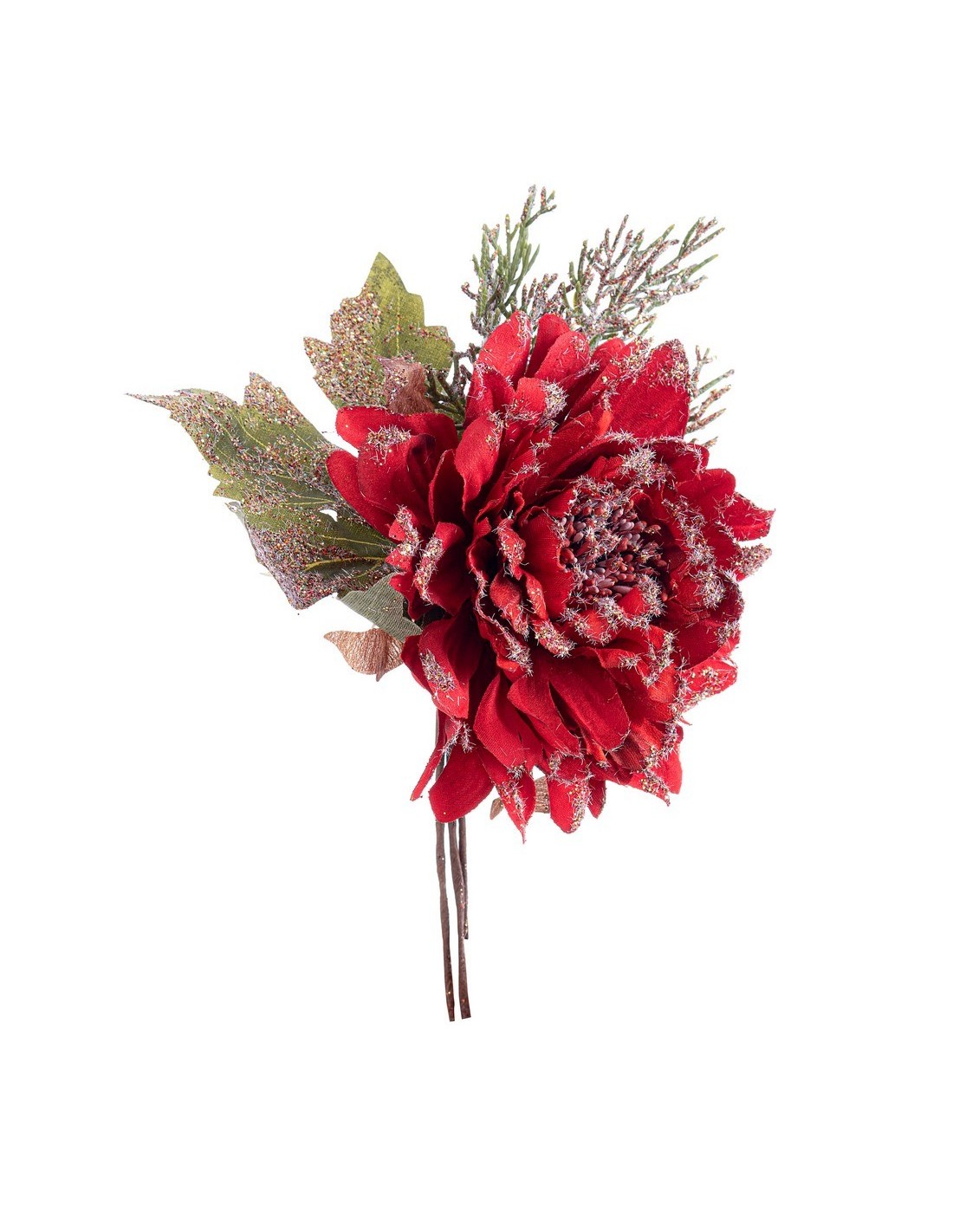 PICK: vendita online Pick Dalia Ellen Rosso 14x8x23 cm, Decorazione Natalizia Elegante per Aggiungere la Magia di Natale alla...