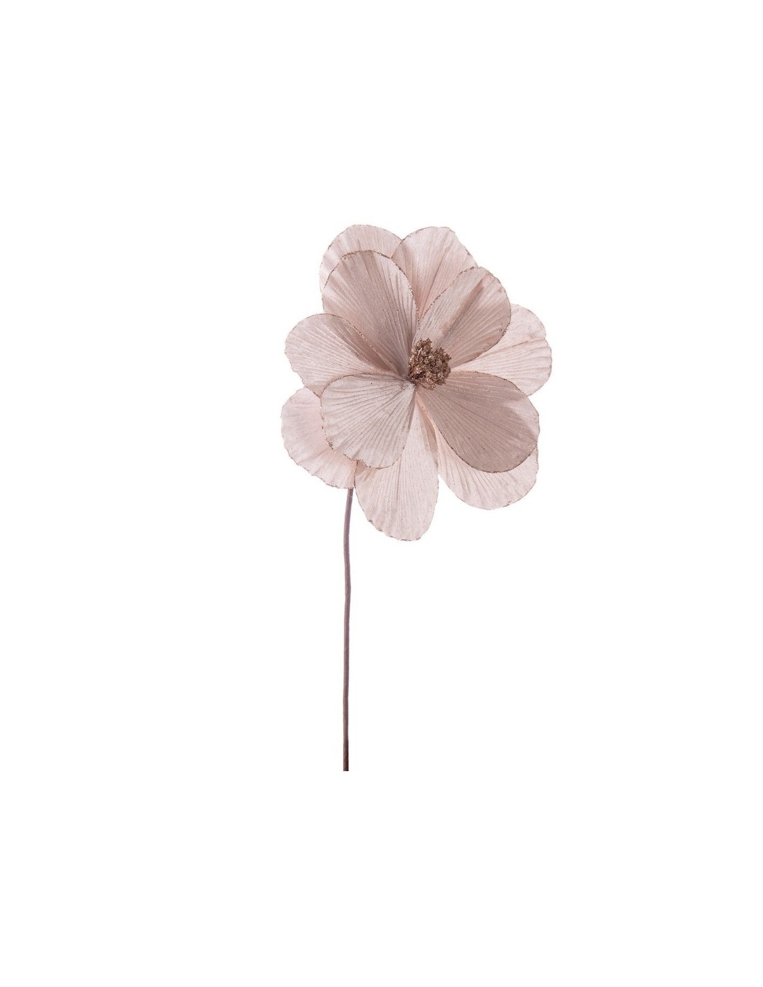 FIORI: vendita online Magnolia Nicole Champagne 26x50 cm, Decorazione Elegante per Aggiungere la Magia di Natale alla Tua Cas...