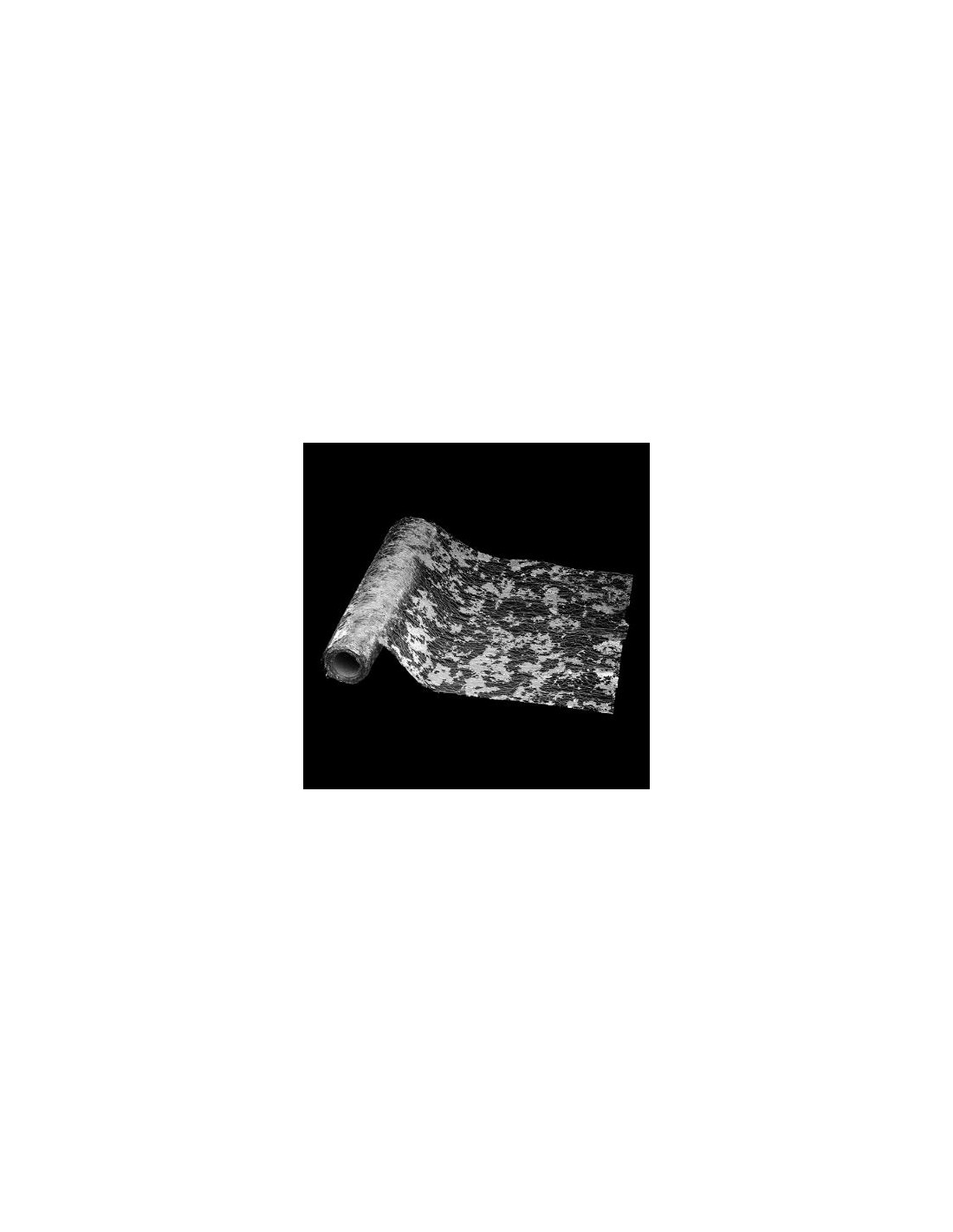 SFERE E PENDAGLI: vendita online NASTRO 152186E SILVER 28X500 FOGLIE SILVER in offerta