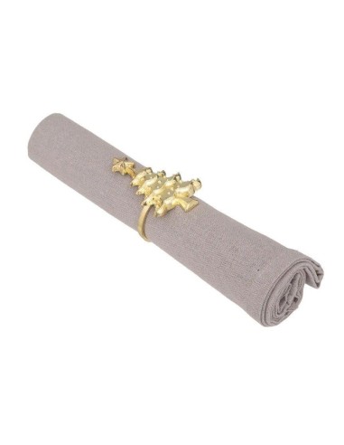 OGGETTISTICA NATALE: vendita online Decorazione set 2 portatovaglioli di Natale abete 5,5x4,8x6,4cm - La magia di Natale sull...