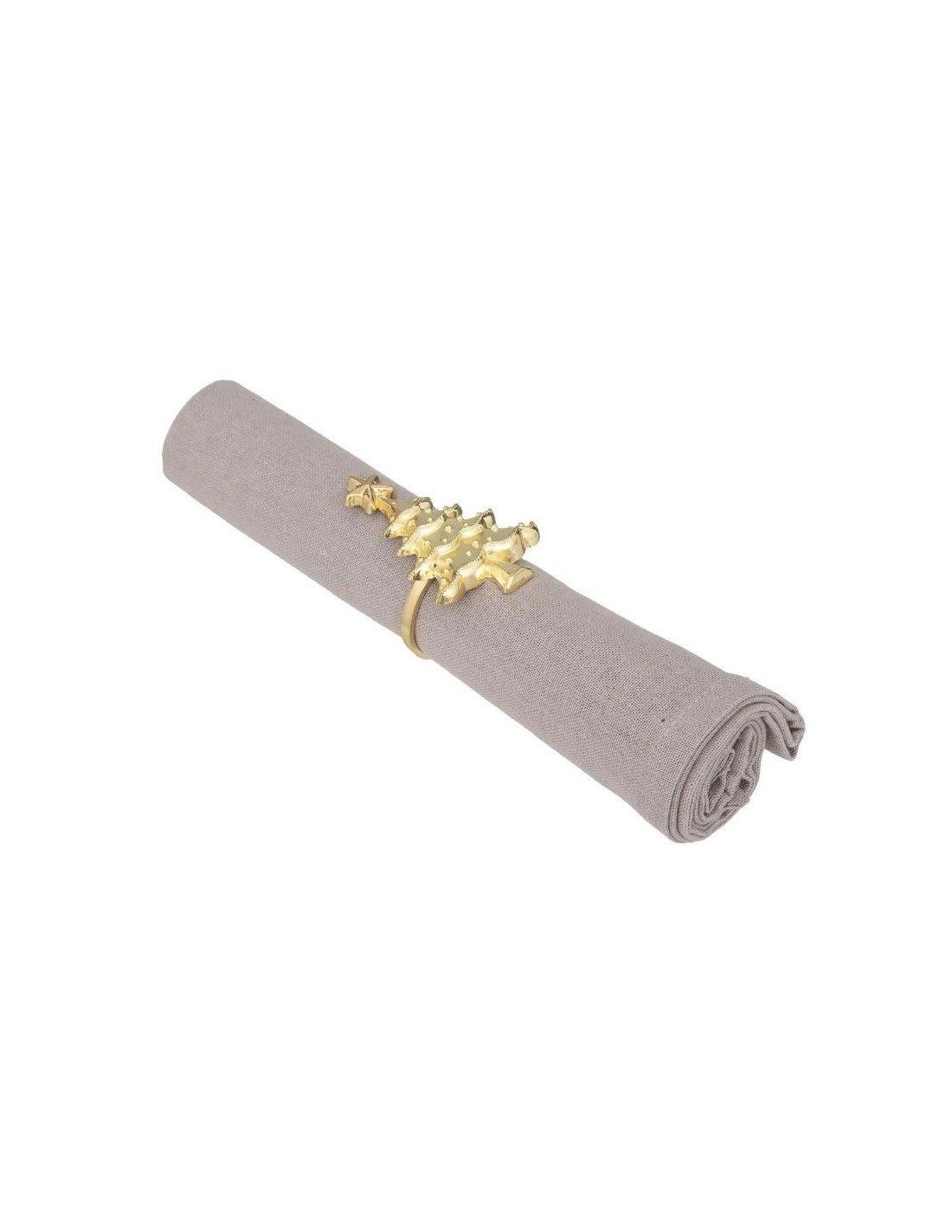 OGGETTISTICA NATALE: vendita online Decorazione set 2 portatovaglioli di Natale abete 5,5x4,8x6,4cm - La magia di Natale sull...