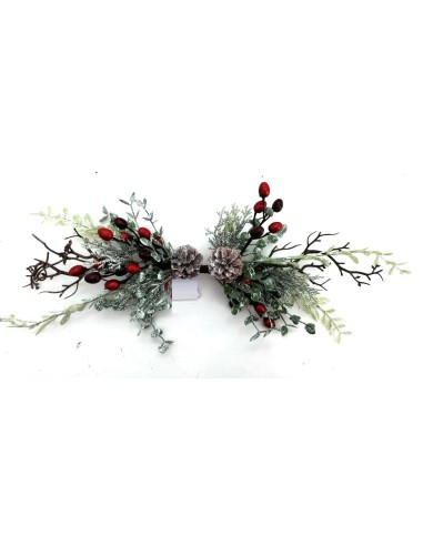 DIETROPORTA: vendita online DIETROPORTA RAMO C/BACCHE+FOGLIE 60X25CM in offerta